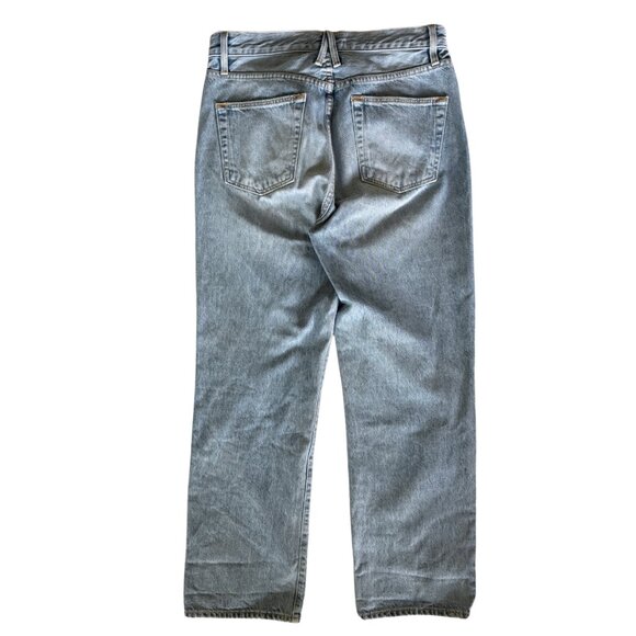 SLVRLAKE London High Rise Straight Ankle Denim Jeans in Sweet Talk | Size 30 - Picture 6 of 12